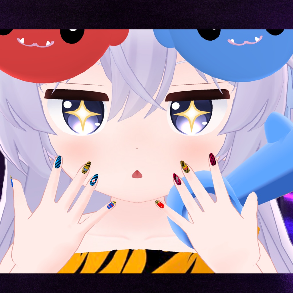 ☆節分 おとな鬼Nail☆おまけつき!【MDollnail対応】#tflersMe