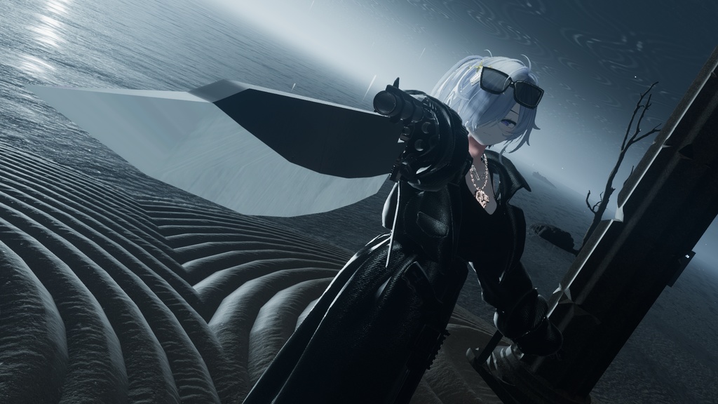 【VRC向け3Dモデル】ガンブレード「Bogatyr-ボガティリ-」