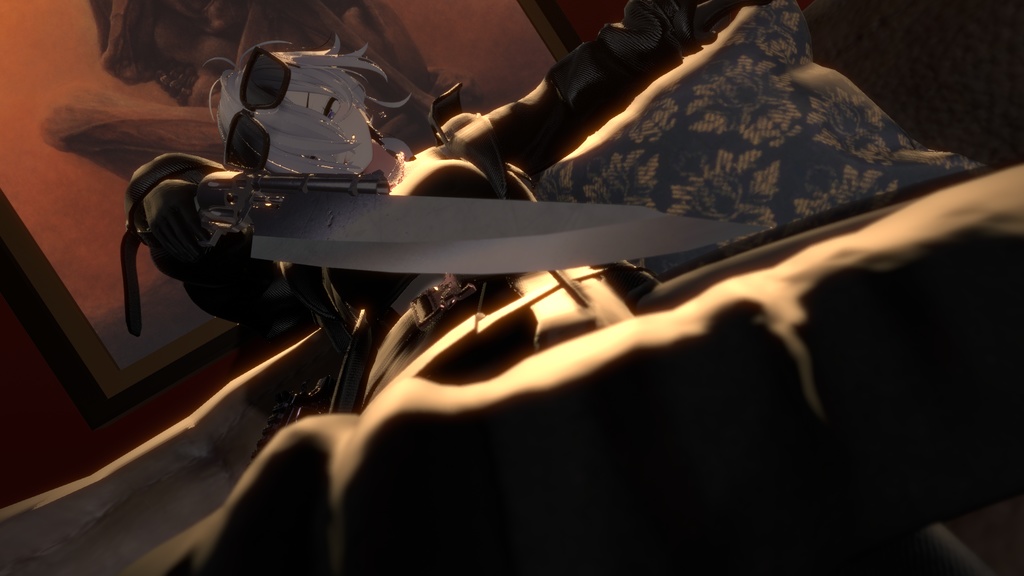 【VRC向け3Dモデル】ガンブレード「Bogatyr-ボガティリ-」