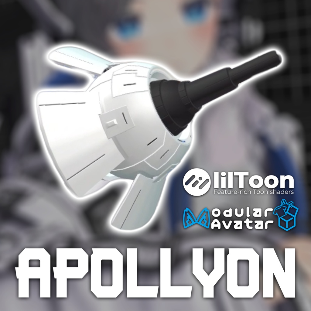 ギミック付きビーム兵装「Apollyon」【VRC向け3Dモデル】