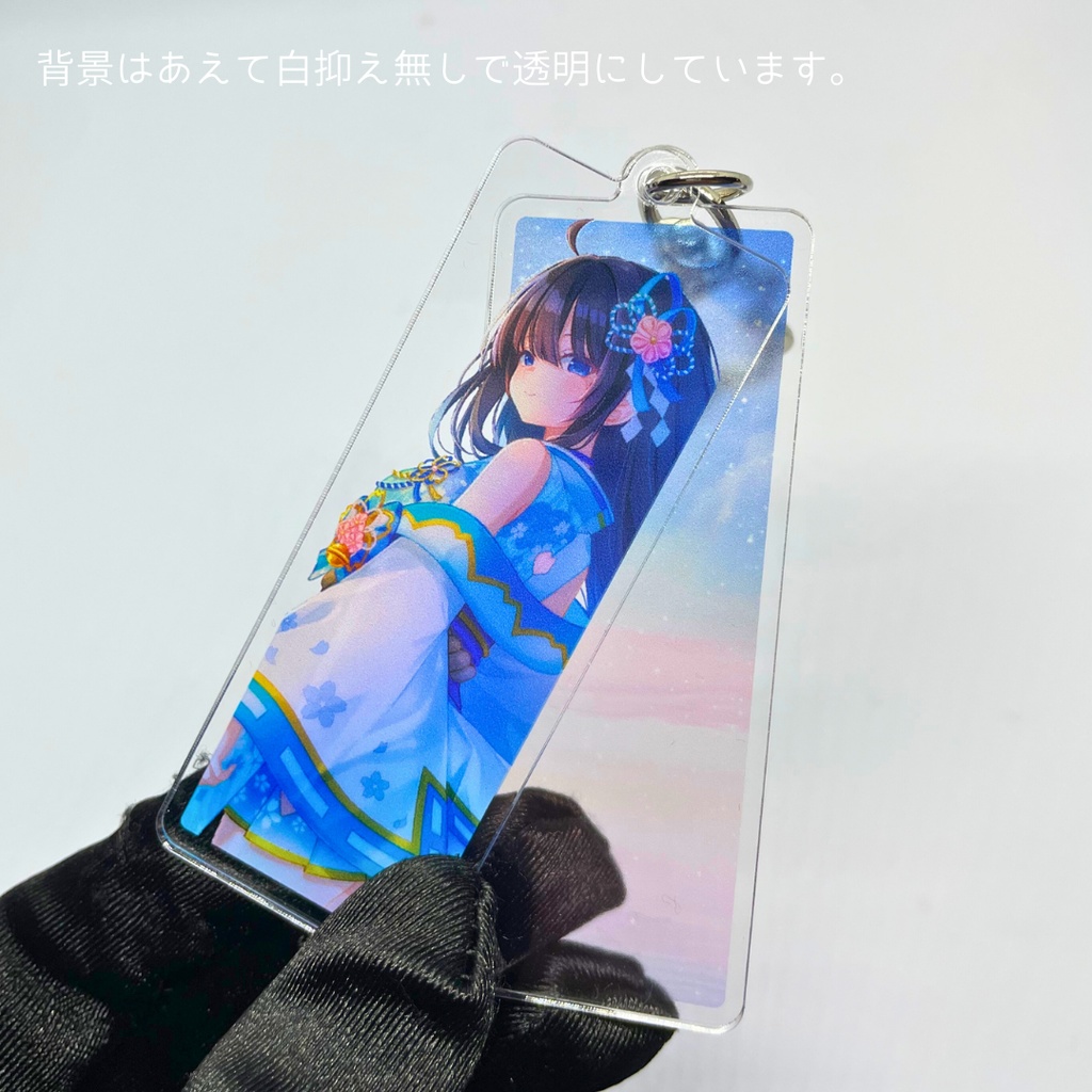 【※2月14日まで】短冊オーバーレイアクリルキーホルダー / 6周年記念