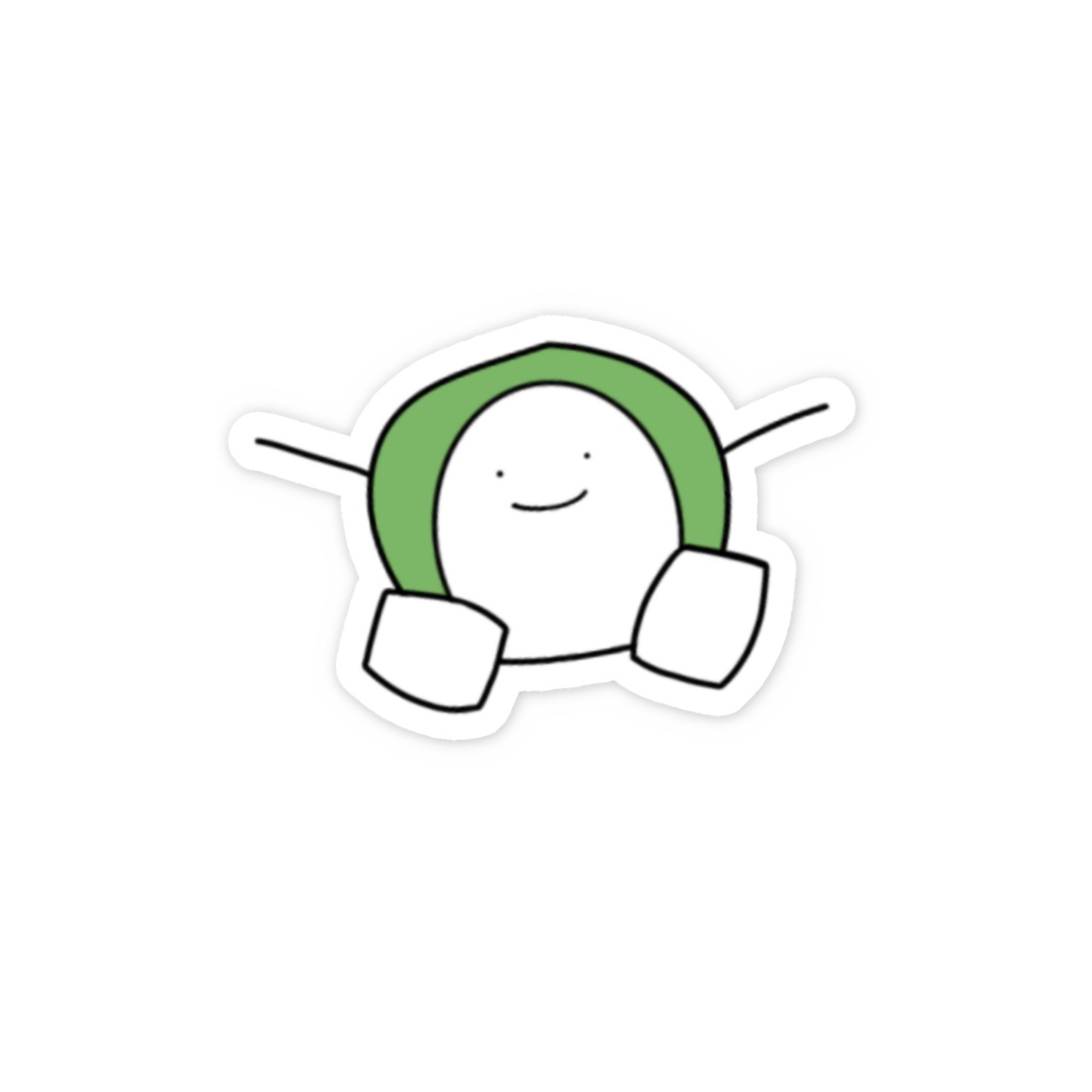 「おかしなマンガ」てきとうポンチのスマホステッカー