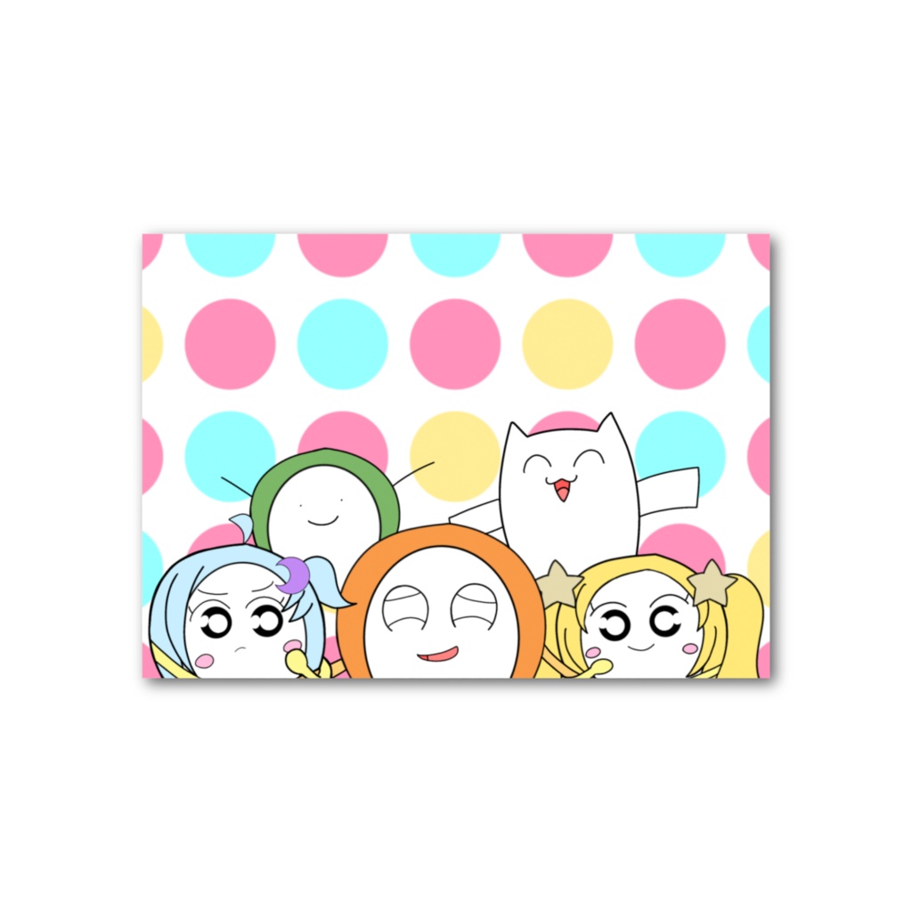 「おかしなマンガ」年末絵(2024) フォト風カード