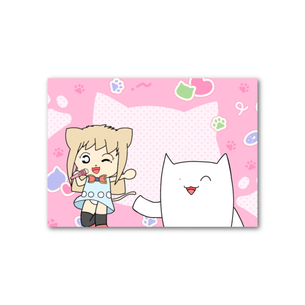 「おかしなマンガ」しょぼん&サーモン フォト風カード