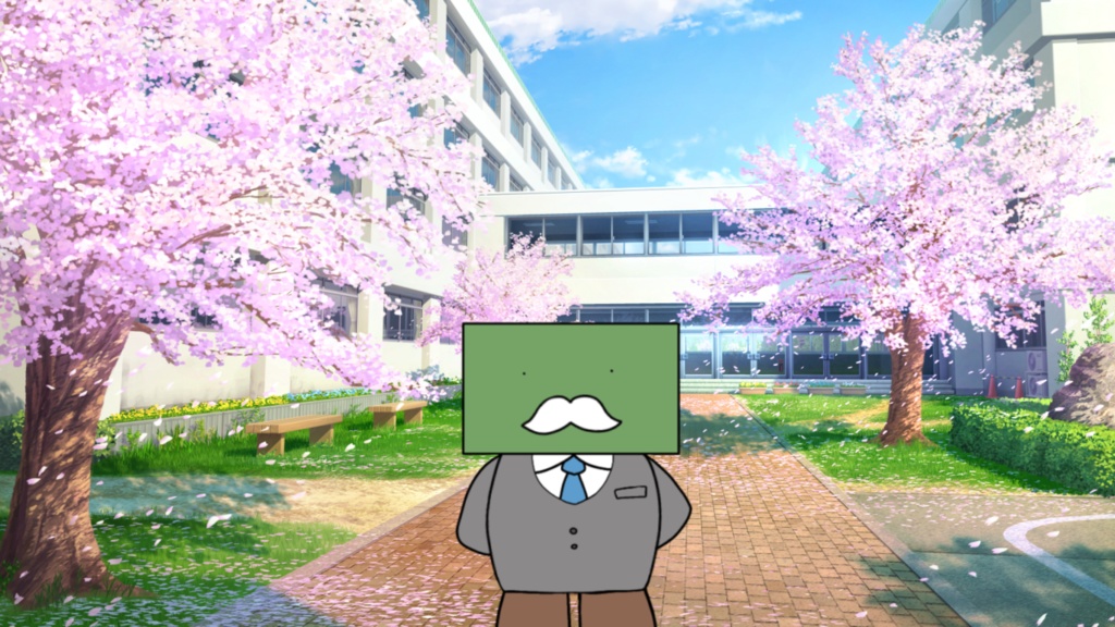 「おかしなマンガ」黒板先生 フォト風カード