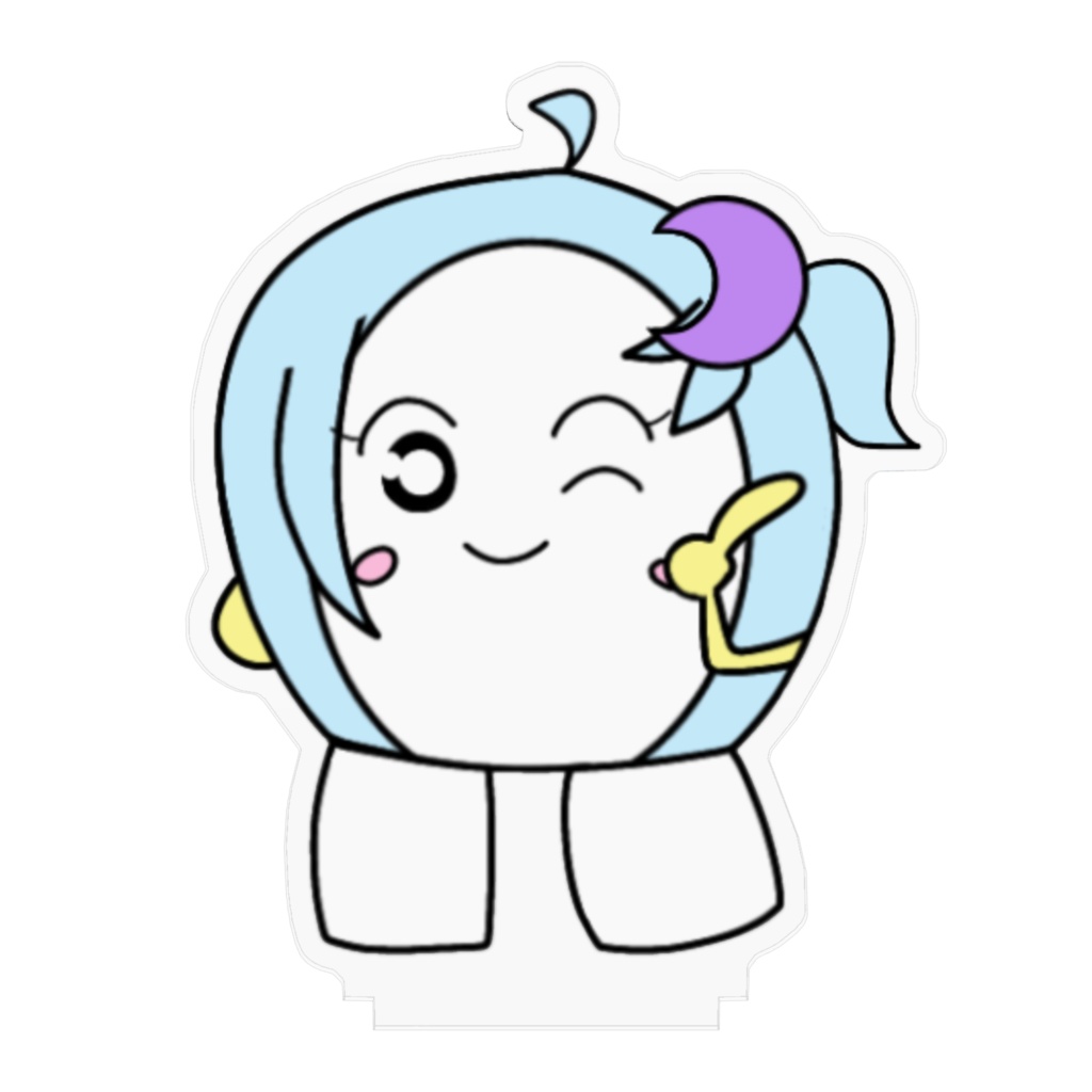 「おかしなマンガ」つきよちゃんのアクリルフィギア