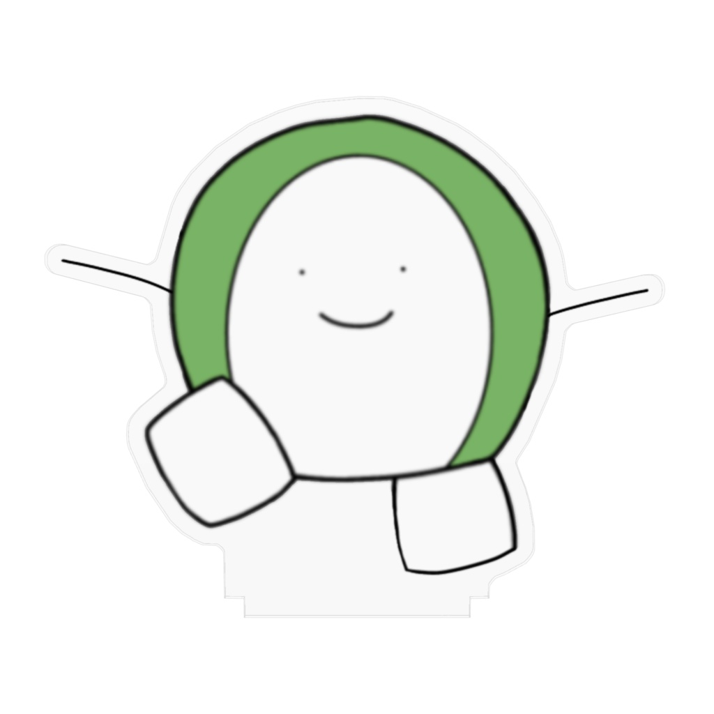 「おかしなマンガ」てきとうポンチのアクリルフィギア