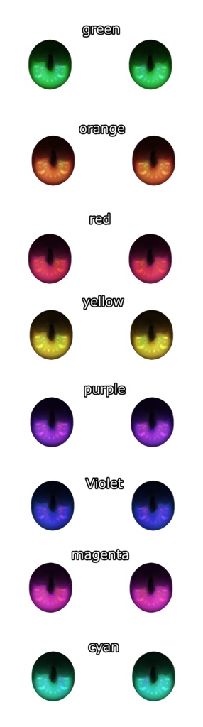Vroid shiny eye texture