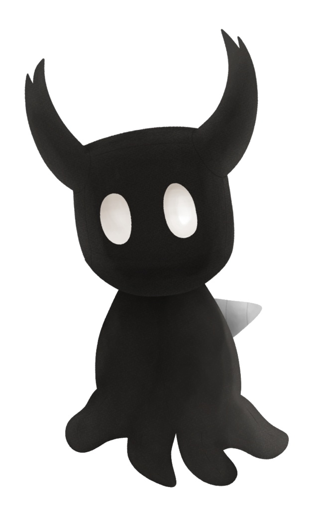 Vtuber plushie - the Shade (Hollow Knight)