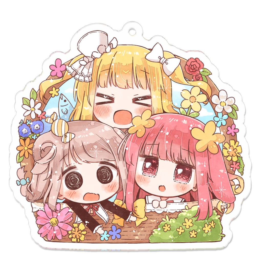 メルヘンなキーホルダー