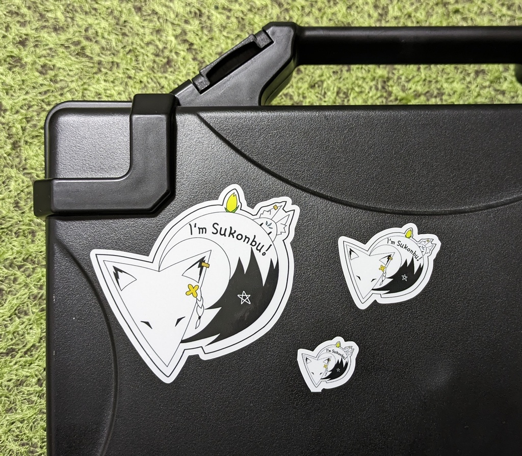 〈 非公式 ホロライブグッズ 〉🌽白上フブキ🌽すこん部ステッカー🌽