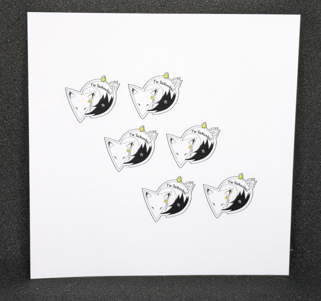 〈 非公式 ホロライブグッズ 〉🌽白上フブキ🌽すこん部ステッカー🌽
