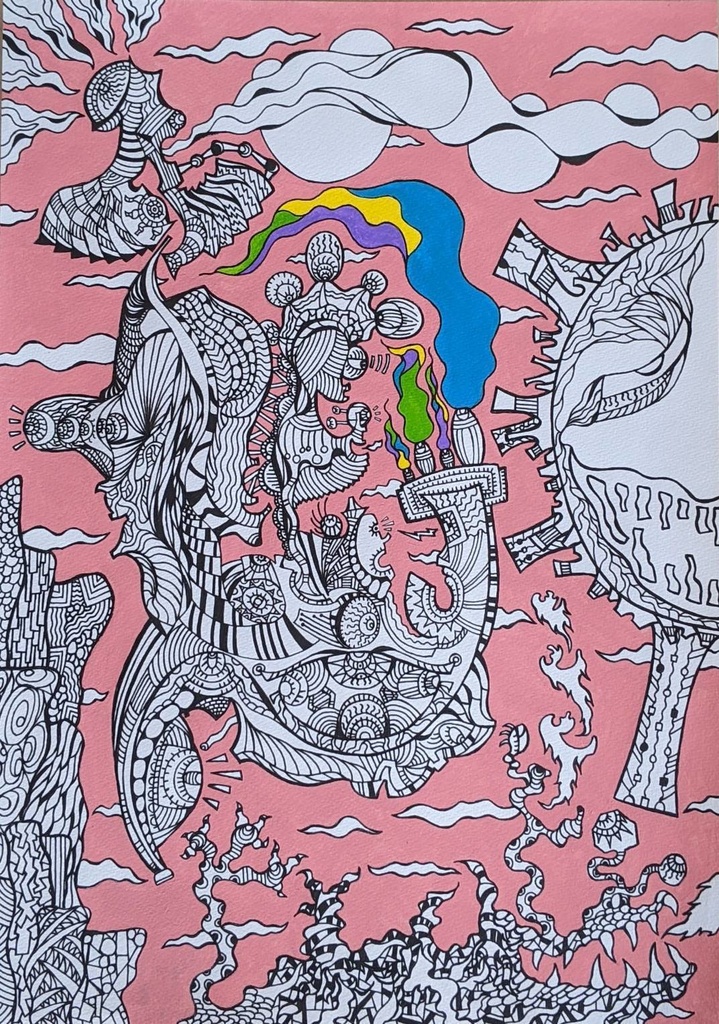 さるたら堂オリジナルTシャツ「WONDERLAND」