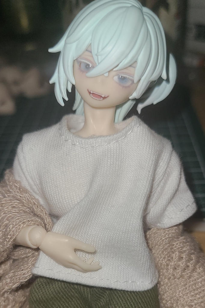 シチリアの追憶対応 レジンアイ6mm（ミルキーブルー）