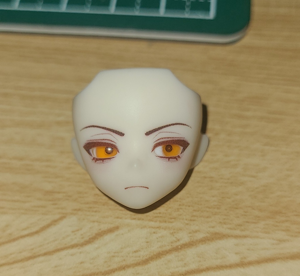 シチリアの追憶対応 レジンアイ6mm（オレンジ）