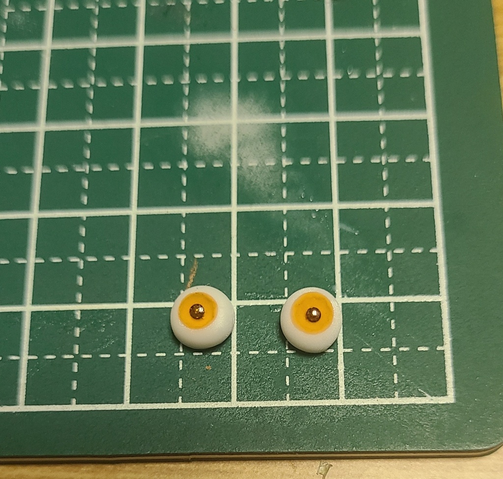 シチリアの追憶対応 レジンアイ6mm（オレンジ）
