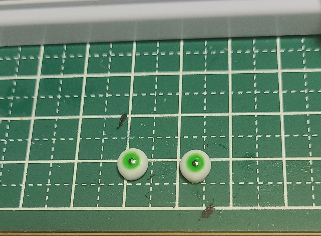 シチリアの追憶対応 レジンアイ6mm（ジェイドグリーン）