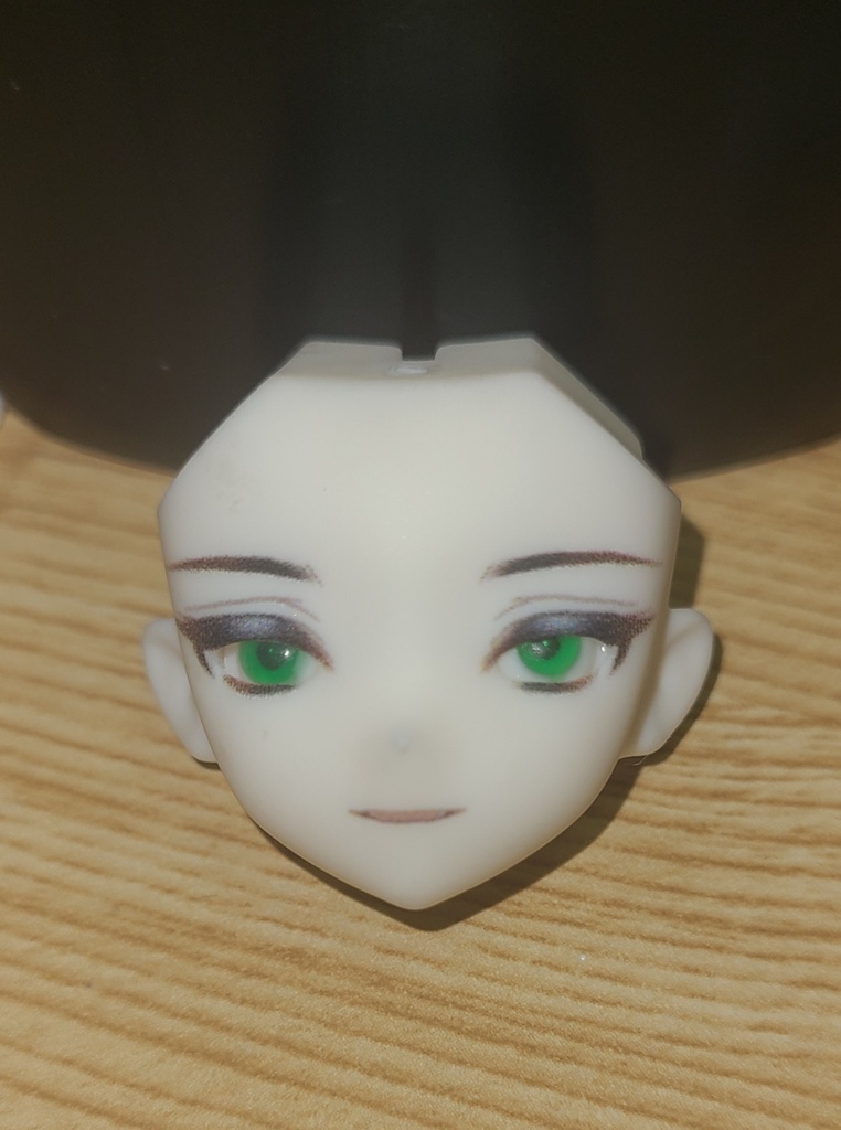永夜刻痕対応 楕円型レジンアイ6mm（グラスグリーン）