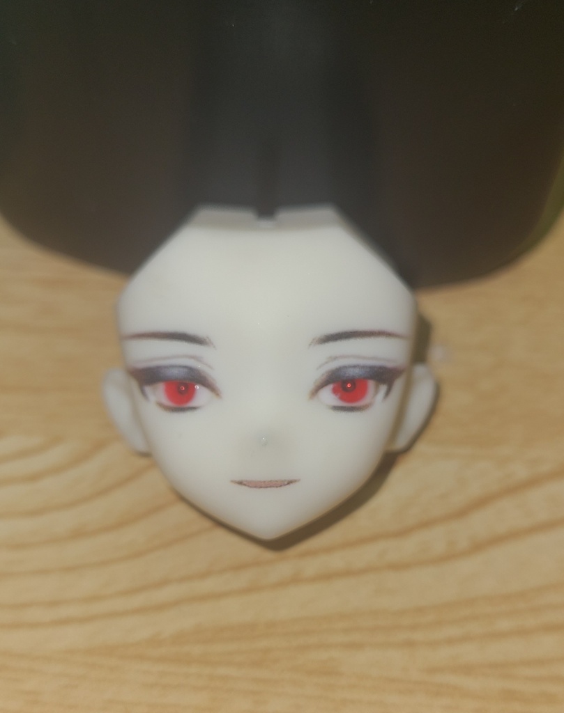 永夜刻痕対応 楕円型レジンアイ6mm（レッド）
