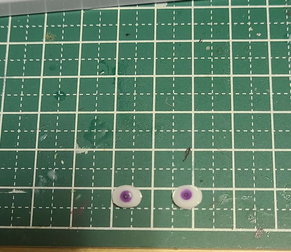 永夜刻痕対応 楕円型レジンアイ6mm（バイオレット）