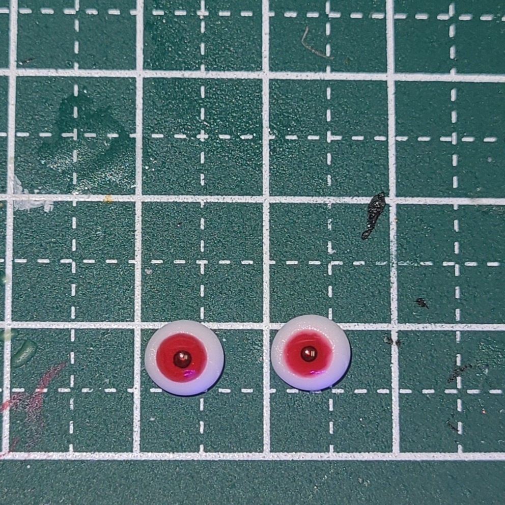 シチリアの追憶対応 レジンアイ6mm（ブライトレッド）