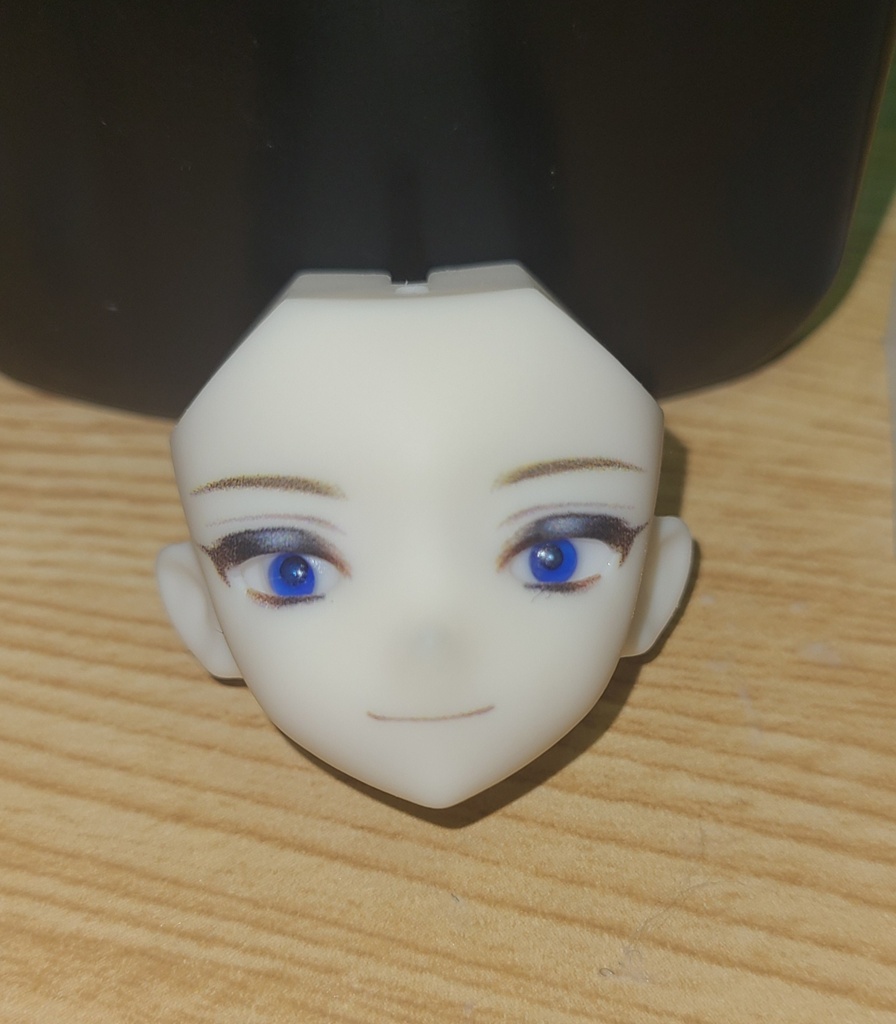 永夜刻痕対応 楕円型レジンアイ6mm（サファイアブルー）