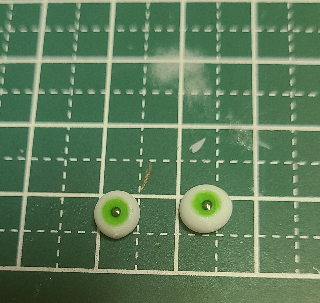 シチリアの追憶対応 レジンアイ6mm（フルオレセントグリーン）