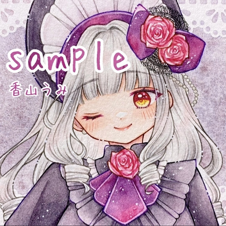 フレームレス原画★ゴス口リちゃん