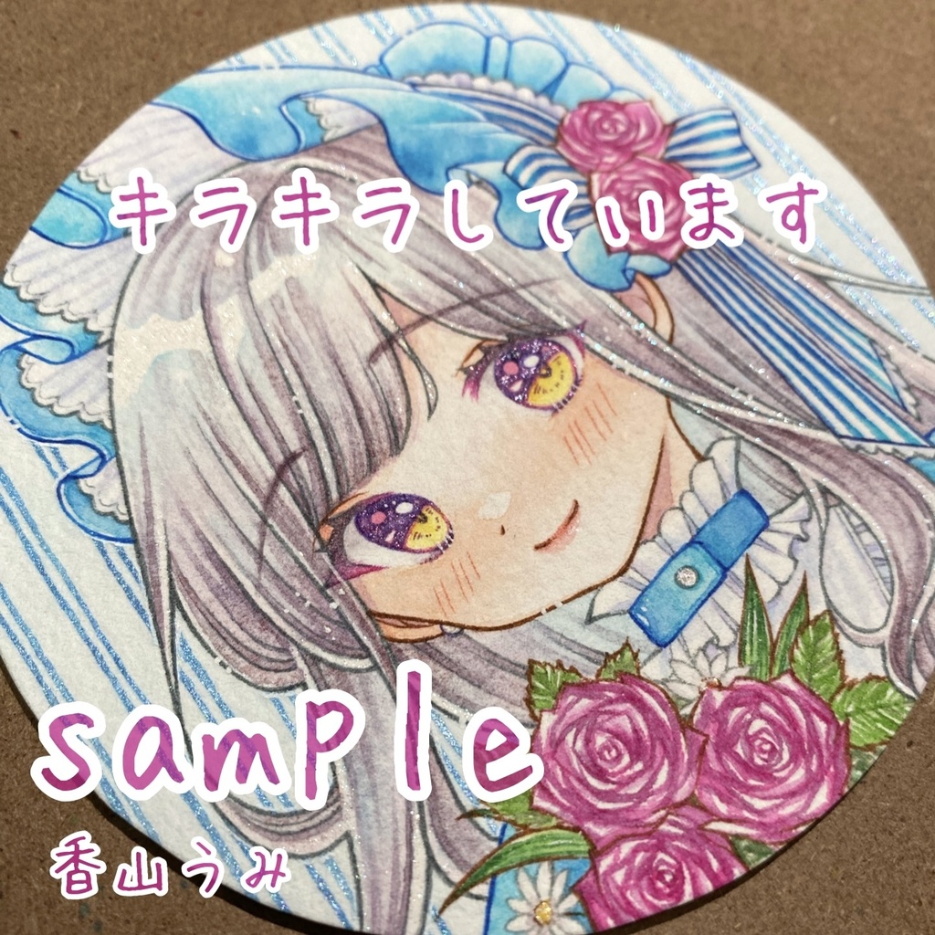 額装原画★「graceful blue」