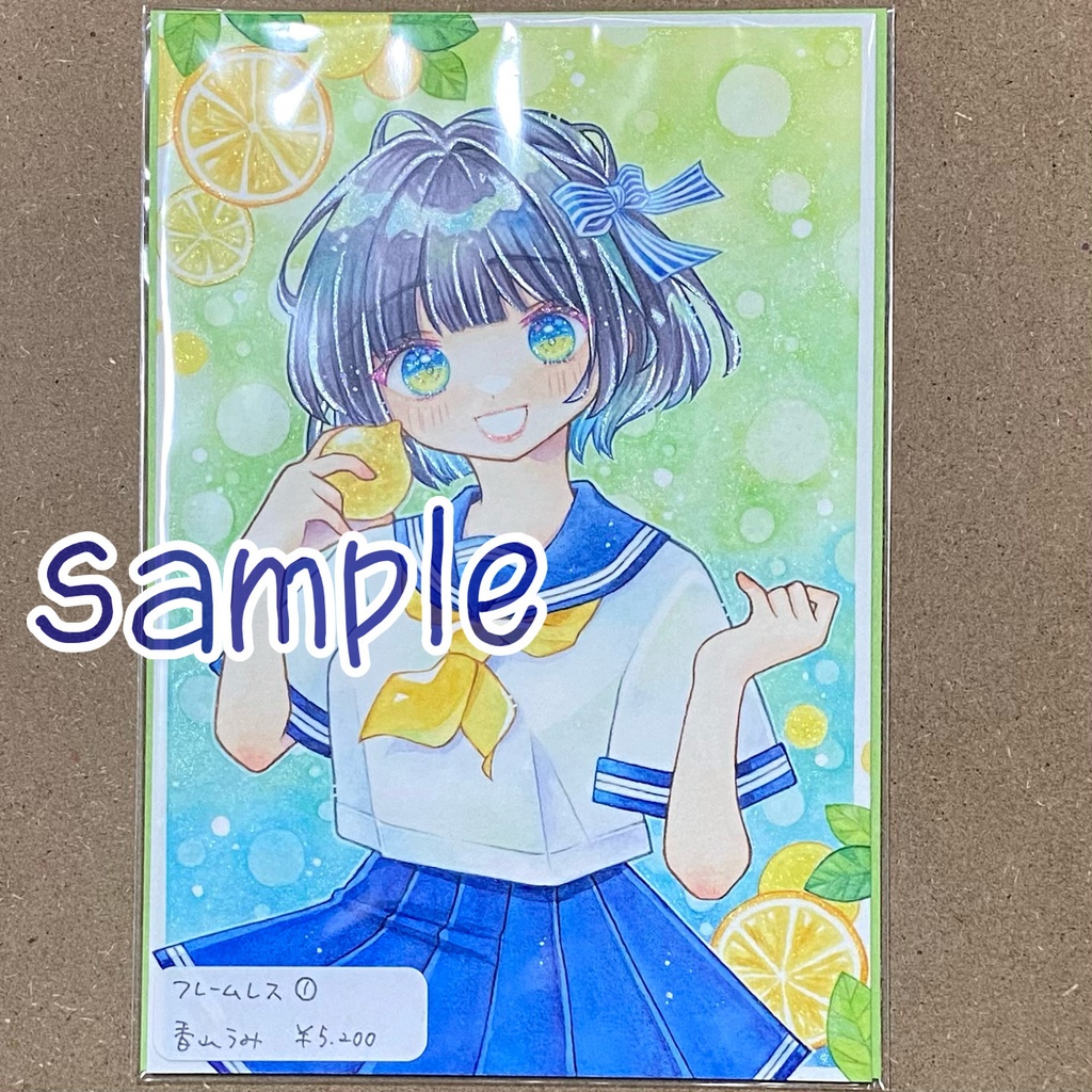 ハガキサイズ原画★Sparkle!