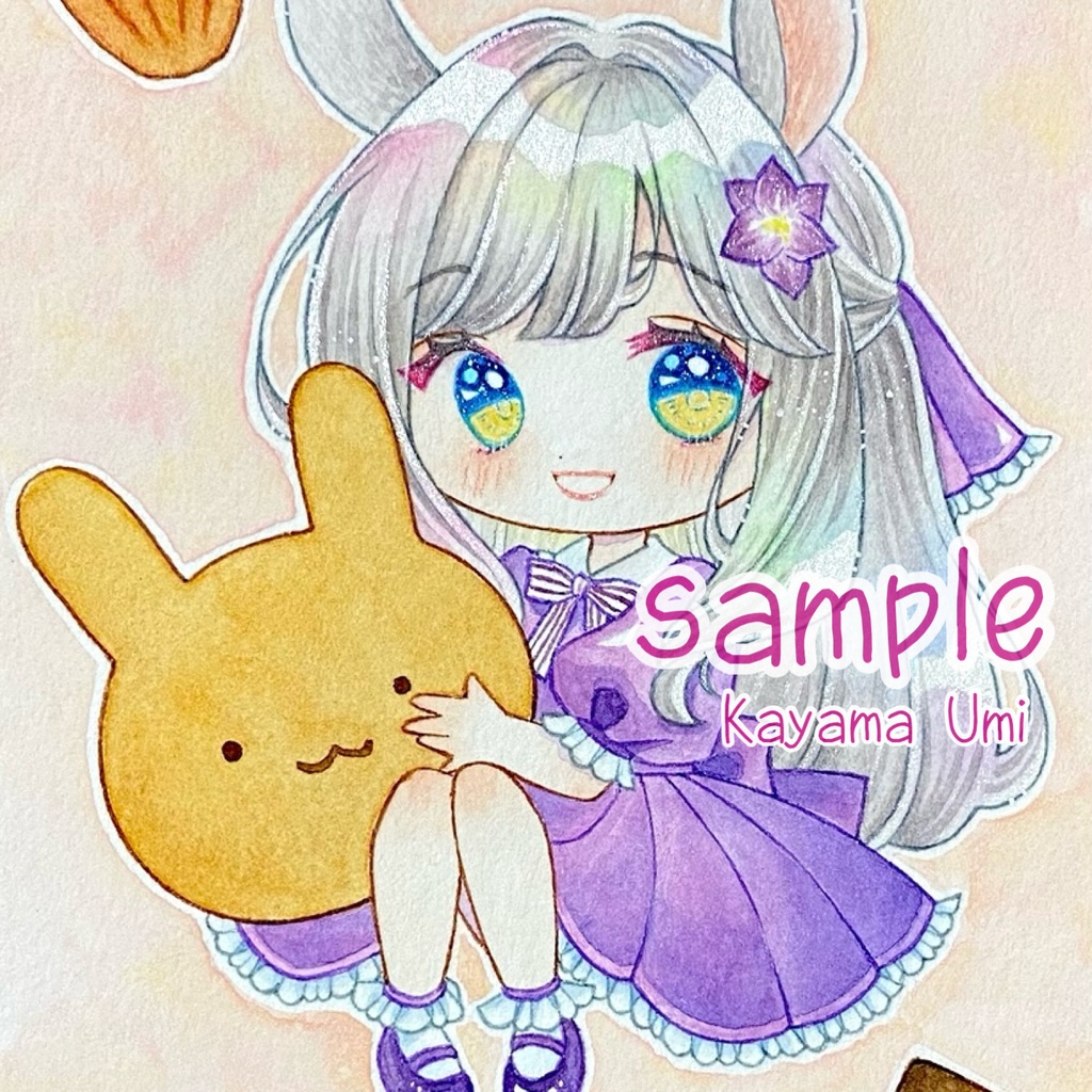 L判サイズ原画★リーリア