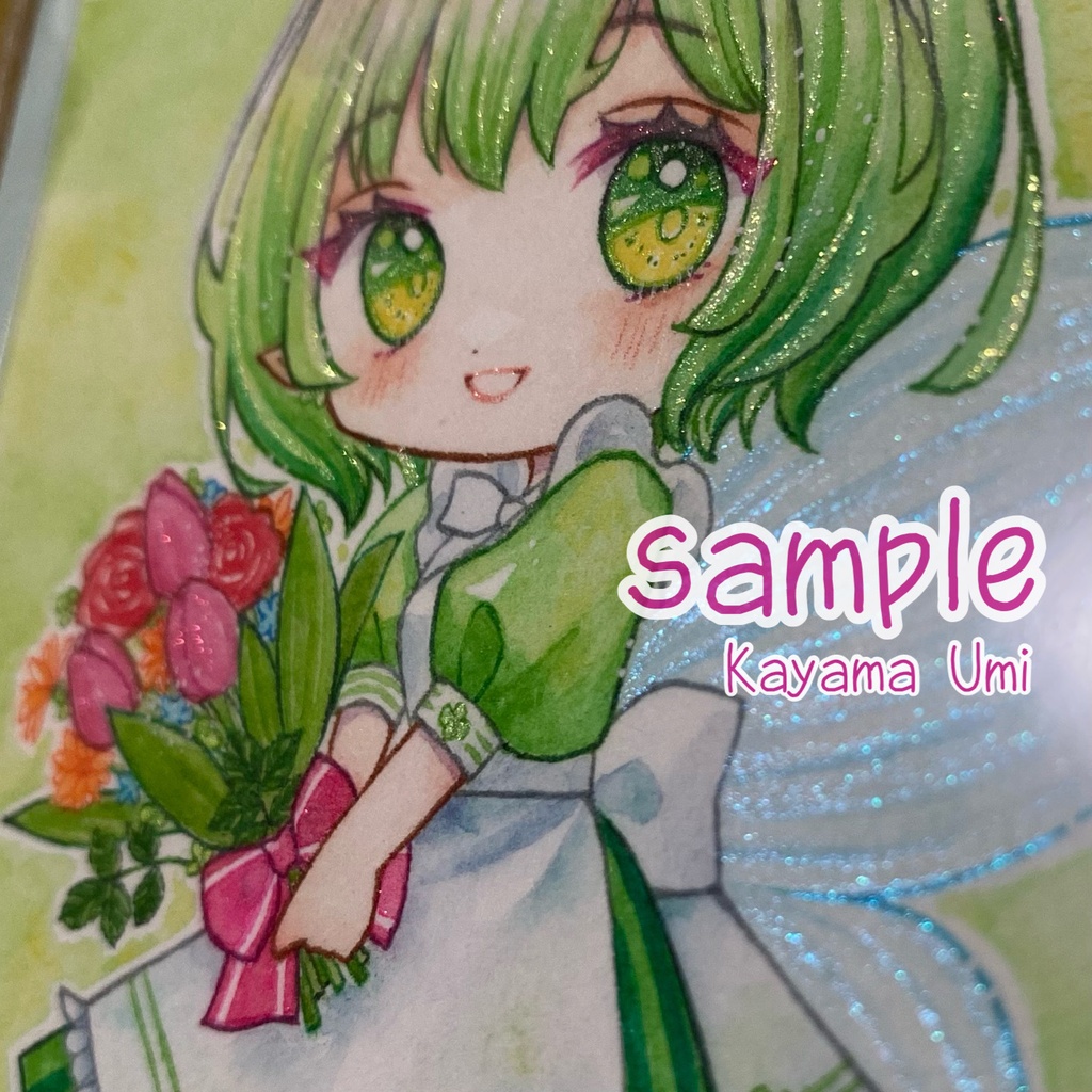 L判サイズ原画★セレリーちゃん