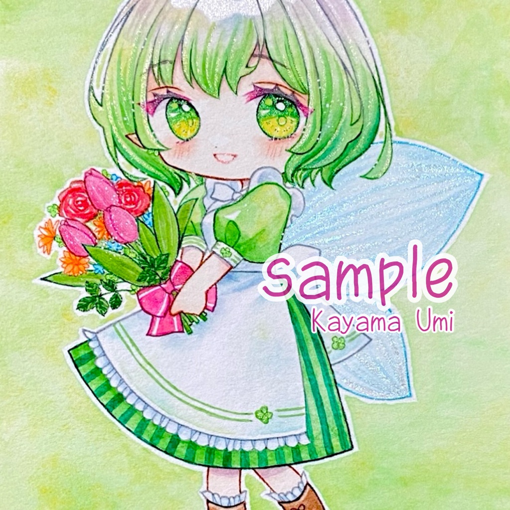 L判サイズ原画★セレリーちゃん