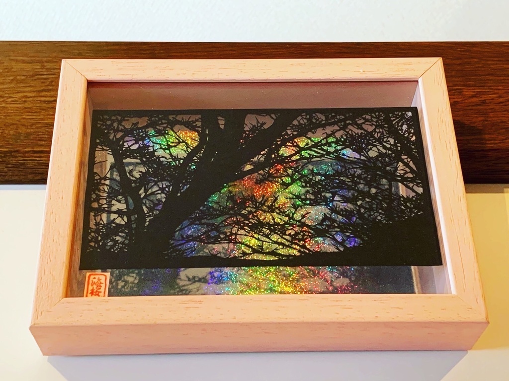 樹木切り絵作品　※展示中