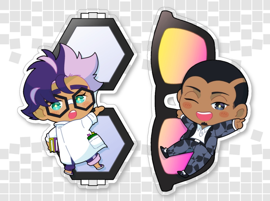 アクリルバッジ