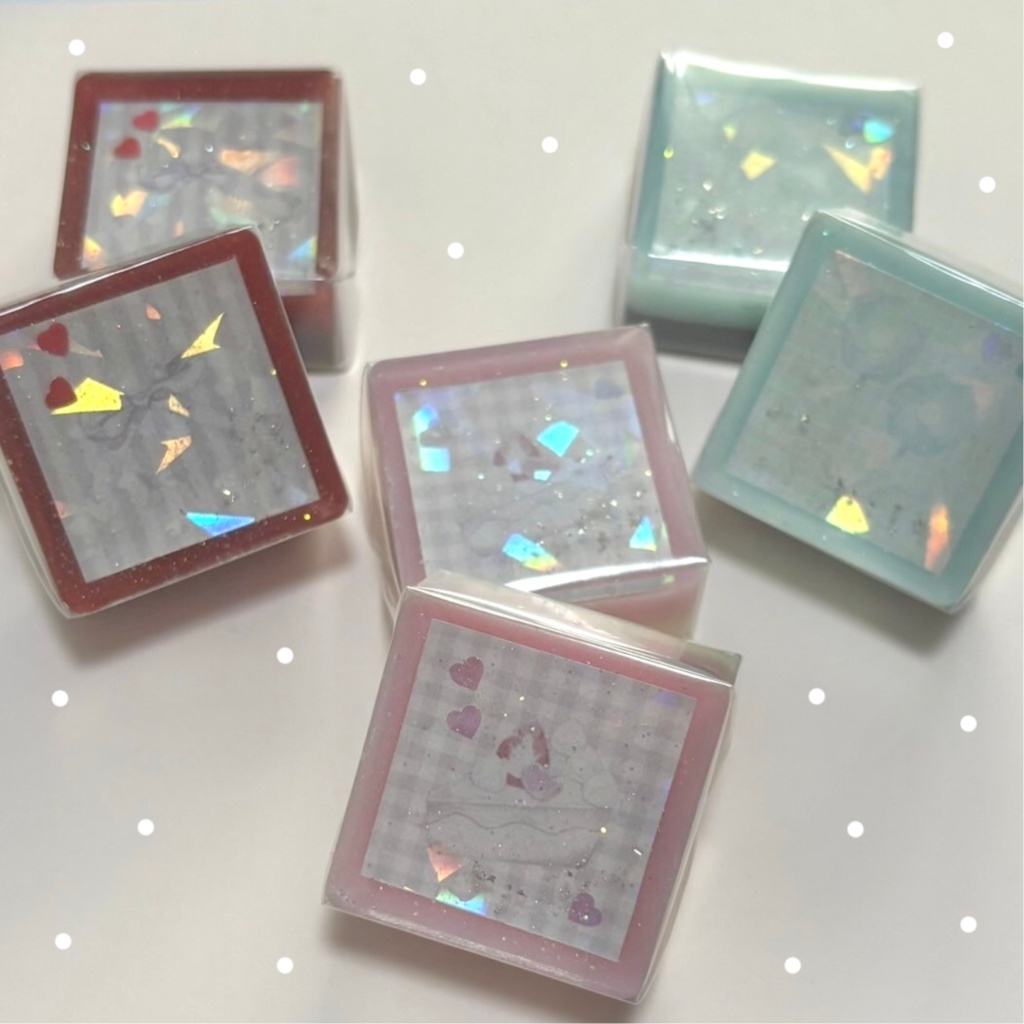 バレンタインましかく-マグネット