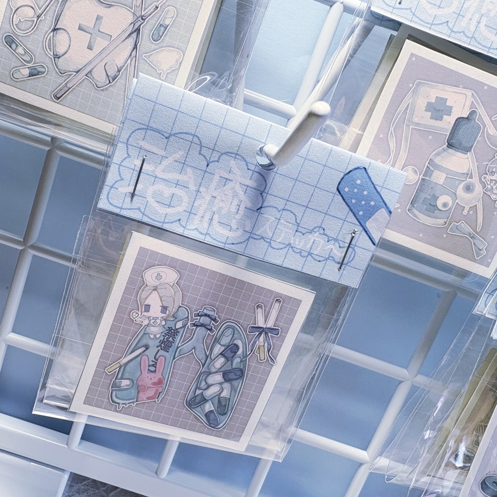 治癒ステッカー