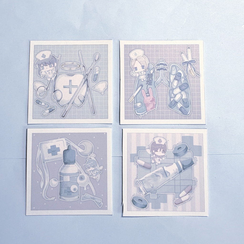 治癒ステッカー