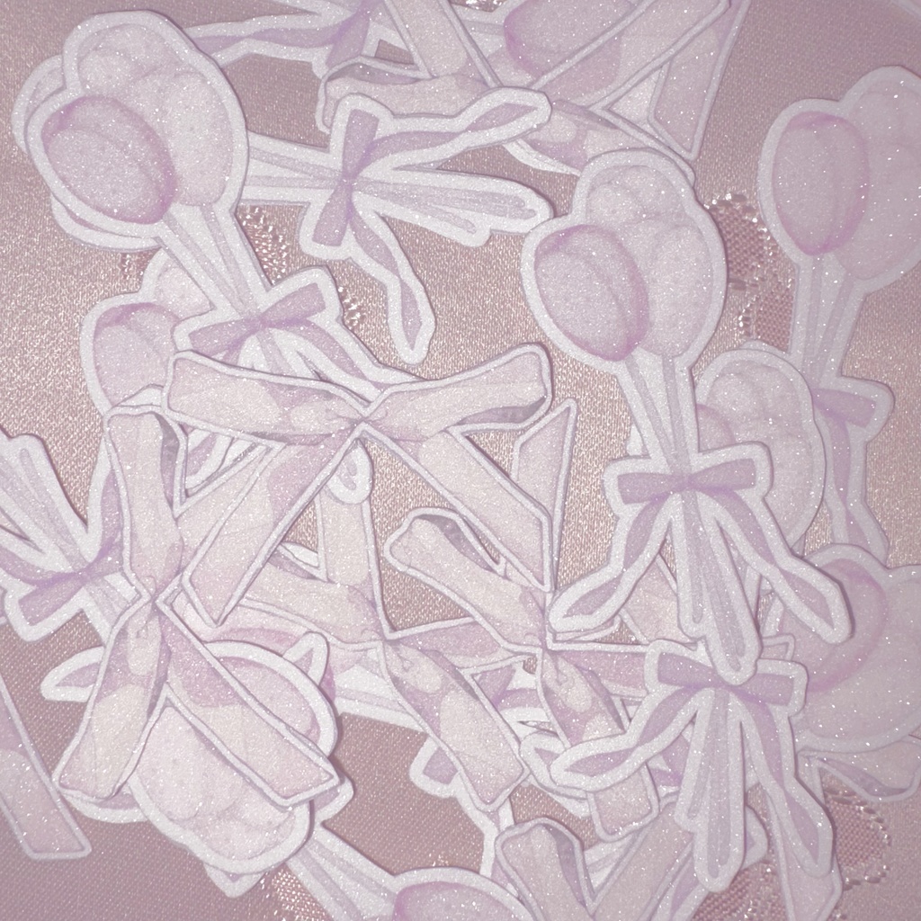 pink mood sticker set