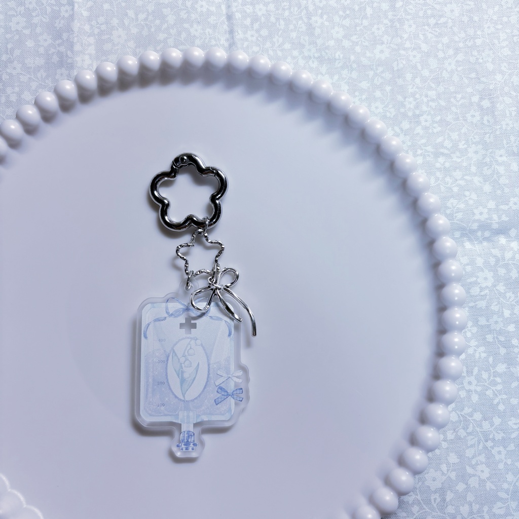 アクリルキーホルダー「lily drip」