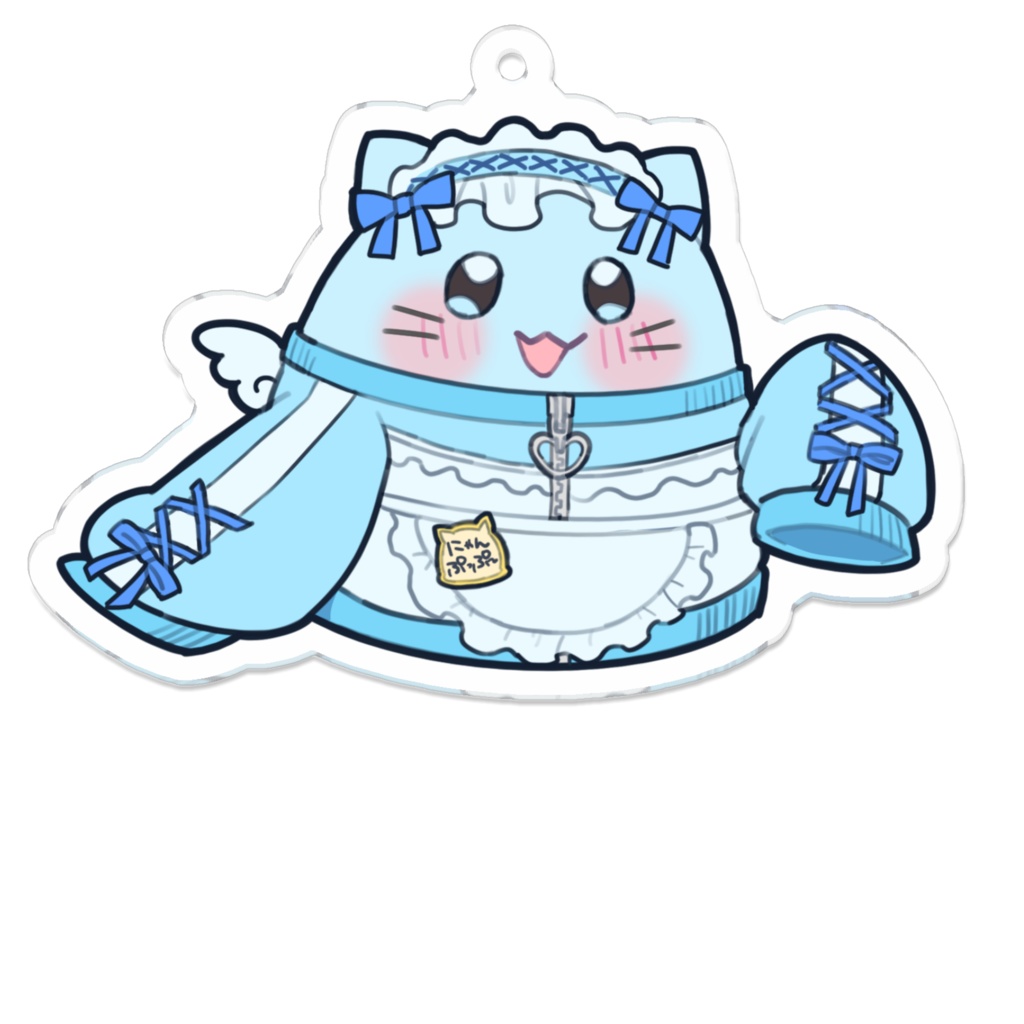 天使系にゃんぷっぷーアクリルキーホルダー
