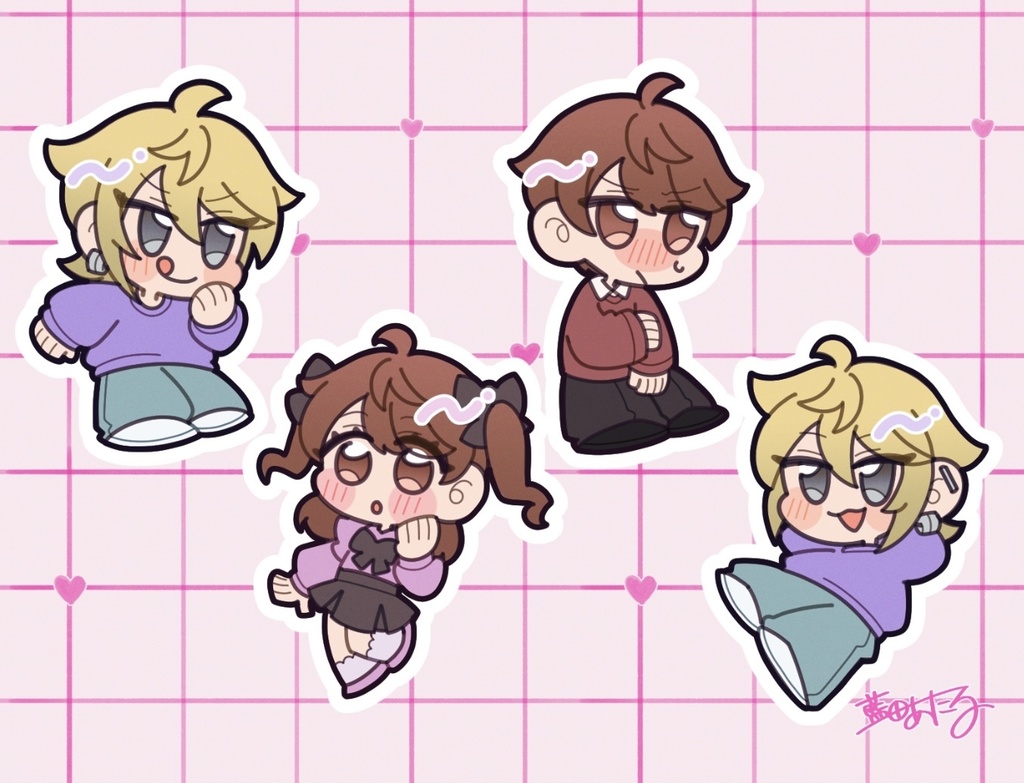 まるばつミニステッカーセット