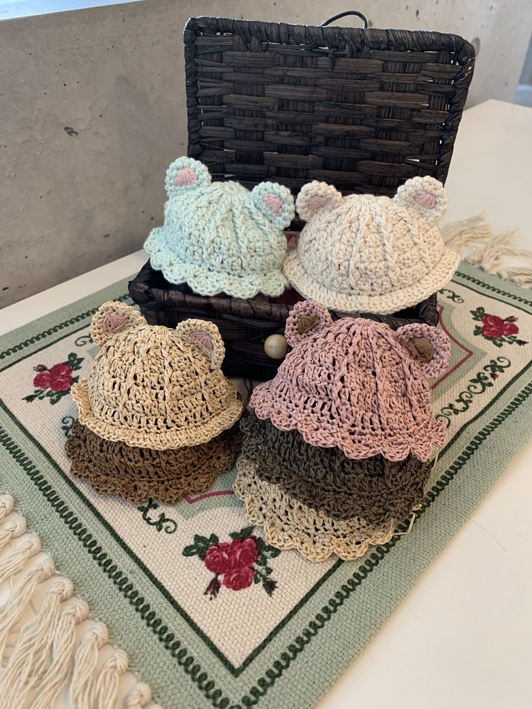 ねこ耳のお帽子