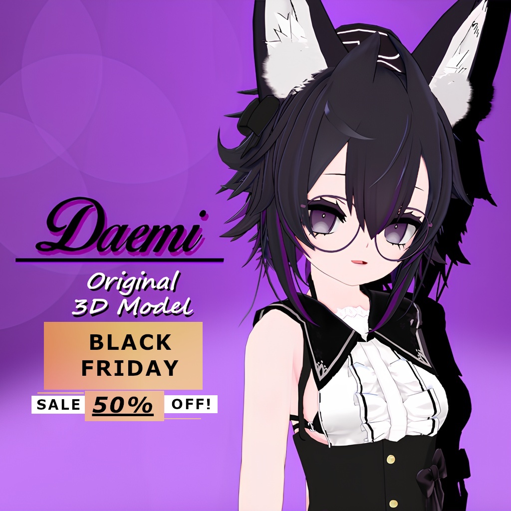 YuYue's Model - Daemi (ComboGesture & FaceEmo Support!)