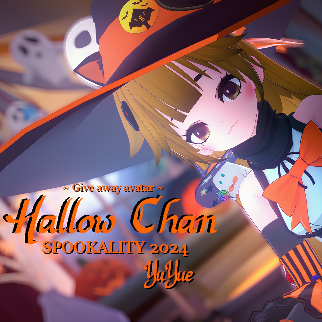 GIVE AWAY!!! Nomni - Hallow Chan - YuYue's model (Combo Gesture added) 