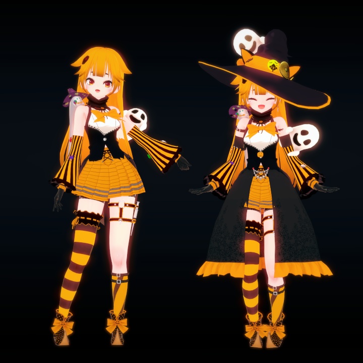 GIVE AWAY!!! Nomni - Hallow Chan - YuYue's model (Combo Gesture added)