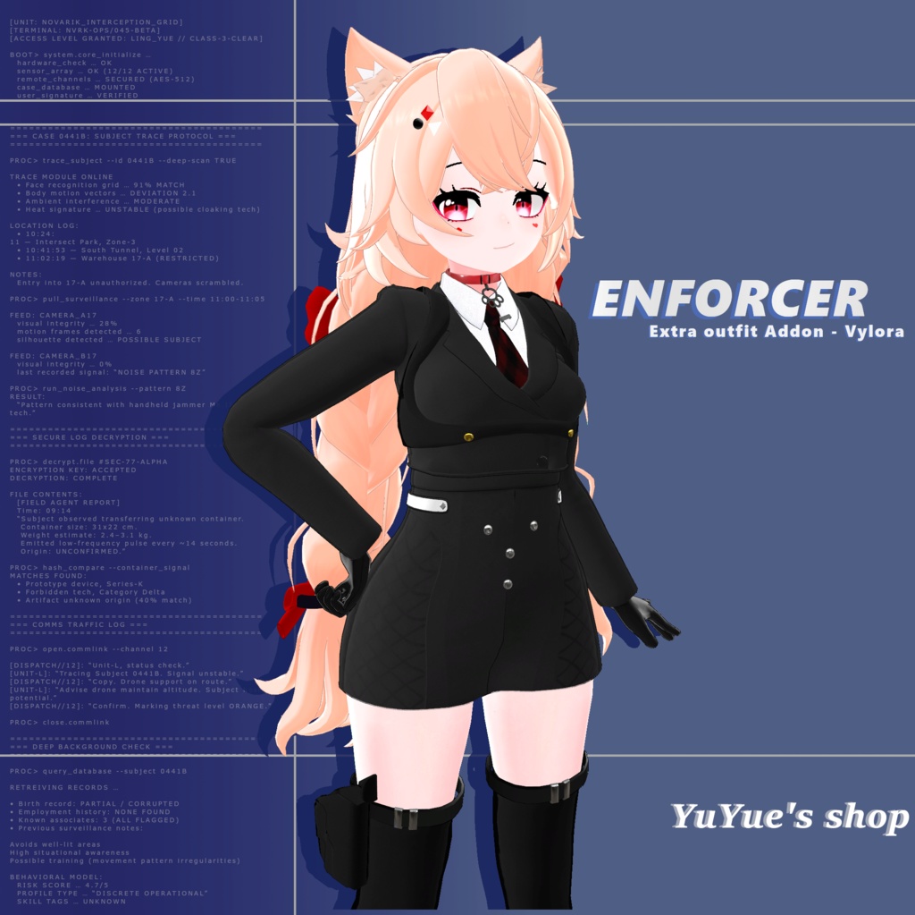 YuYue's Extra Outfit Addon - Vylora's Enforcer