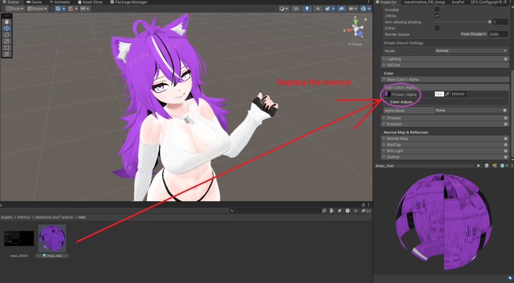 Extra Addon - Perrica's Hair's Textures ~