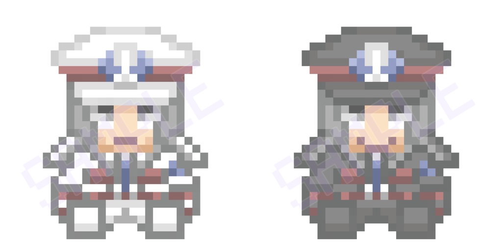 【Aマス】おすわりドット両面アクリルキーホルダー