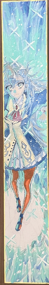 【アナログ色紙】FGO/オルガマリー・アニムスフィア